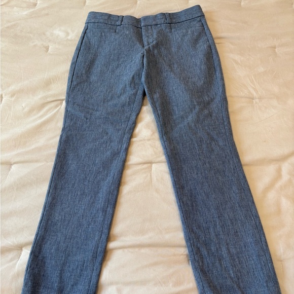 Banana Republic Blue Sloan ankle high pants - Picture 2 of 5